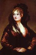 Francisco Jose de Goya Dona Isabel de Porcel. France oil painting reproduction